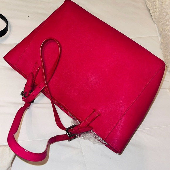 Tory Burch Fuchsia Tote and Wristlet Set - Picture 2 of 4